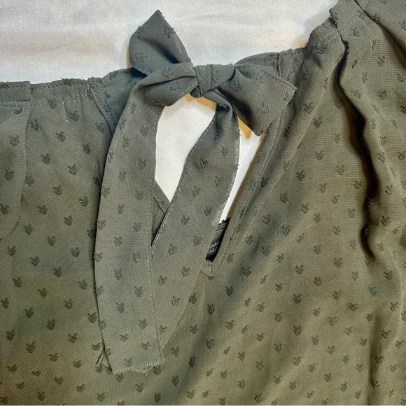 LC Lauren Conrad Women’s Plus 1X Tie-Back Blouse – NWT - Picture 3 of 5